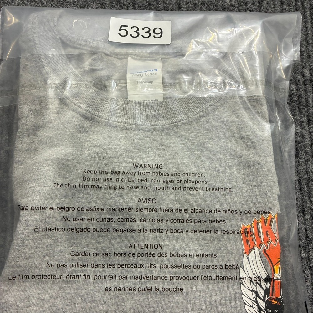 Daytona Bike Week 2020 Graphic T-Shirt Mens Size L Gray Cotton Short Sleeve - Picture 11 of 11